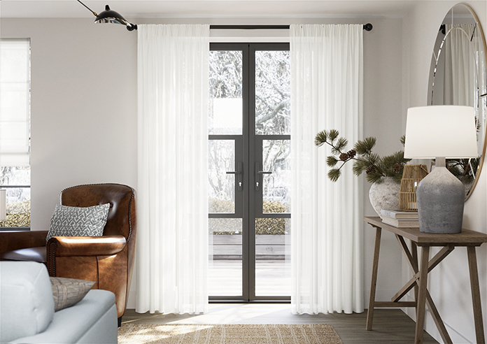 Casoria Voile, Classic White - Made to Measure Curtains - Image 3